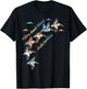 Hilton Head Island South Carolina Colorful Tie-Dye Pelican T-Shirt - T-Shirt | Black