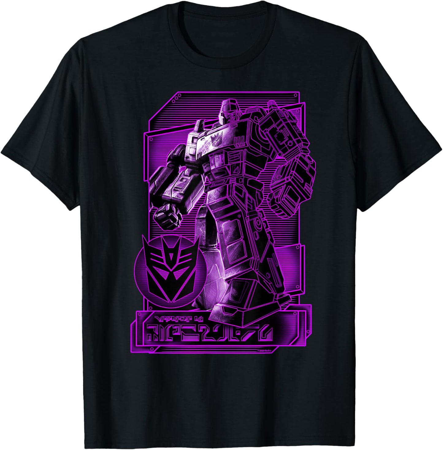 Transformers: War For Cybertron Megatron Portrait T-Shirt - T-Shirt | Black