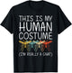 Gnat Halloween Human Costume Dipterid Midge Easy DIY Gift T-Shirt - T-Shirt | Black