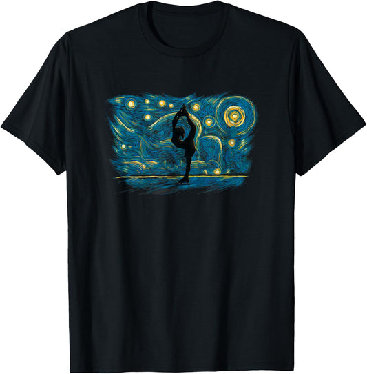 Retro Vintage Style Figure Skating T-Shirt - T-Shirt | Black