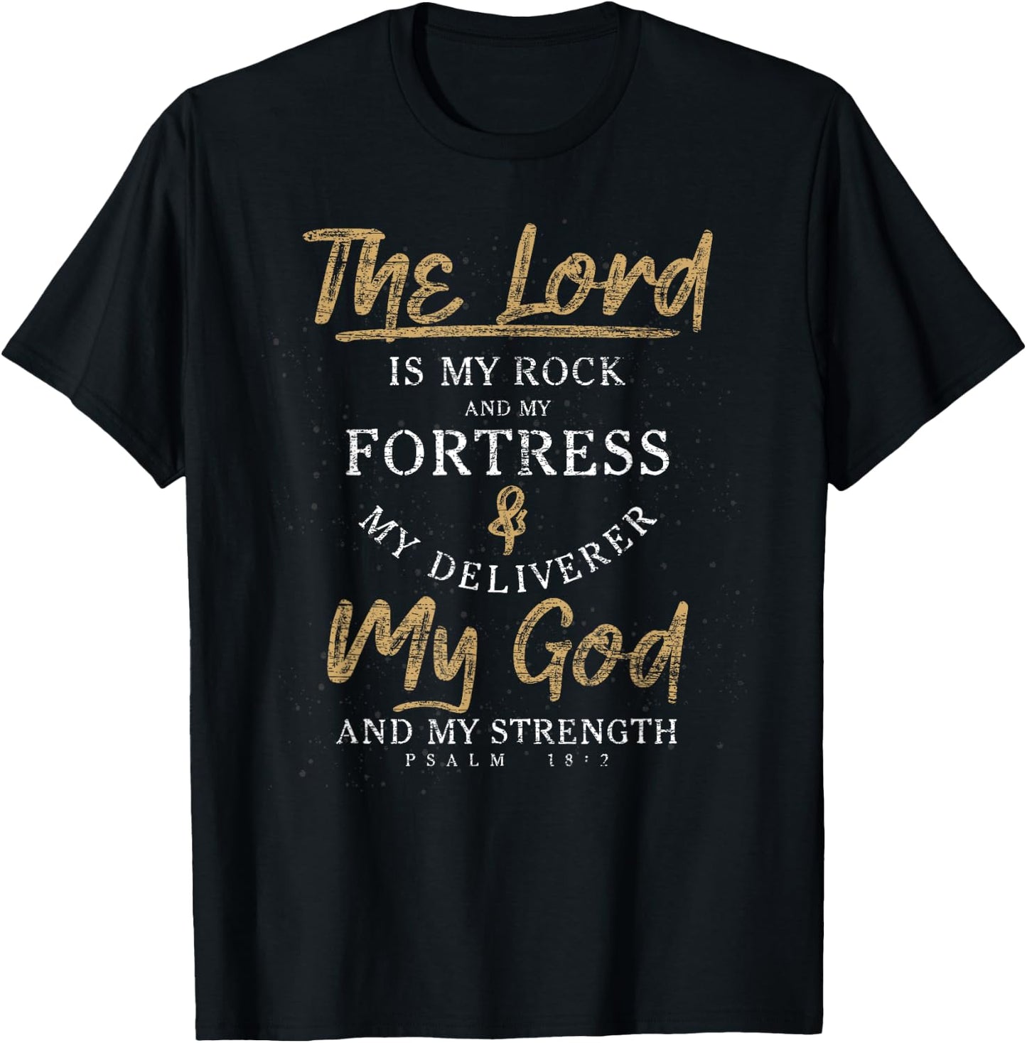 Christian Faith Gift Bible Verse Religious Prayer T-Shirt - T-Shirt | Black