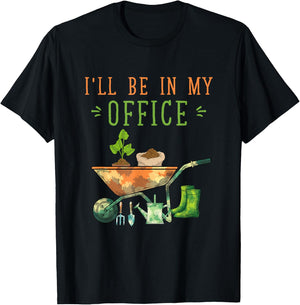 Nature Horticulture Lover Gardener Gift Funny Gardening T-Shirt - T-Shirt | Black