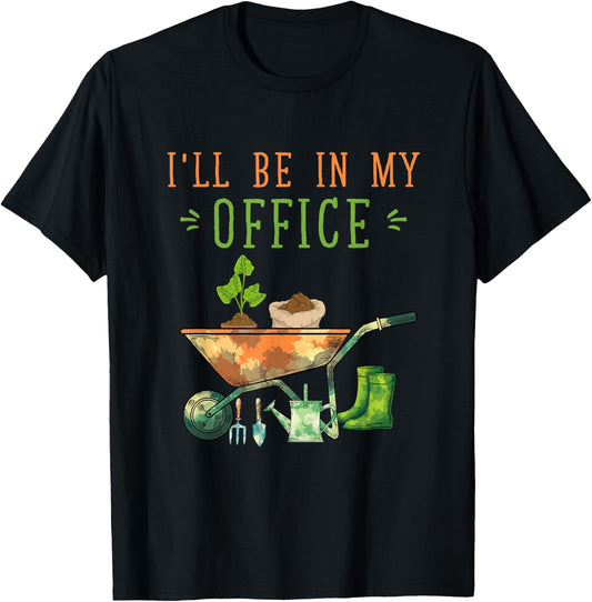 Nature Horticulture Lover Gardener Gift Funny Gardening T-Shirt - T-Shirt | Black