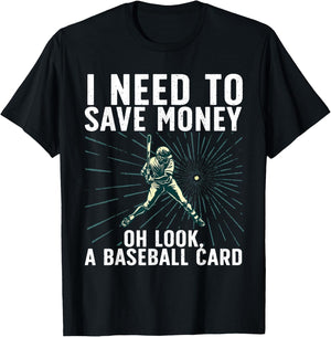 Cool Baseball Card Women Baseball Card Collecting T-Shirt - T-Shirt | Black