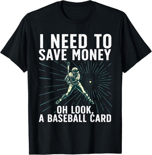 Cool Baseball Card Women Baseball Card Collecting T-Shirt - T-Shirt | Black