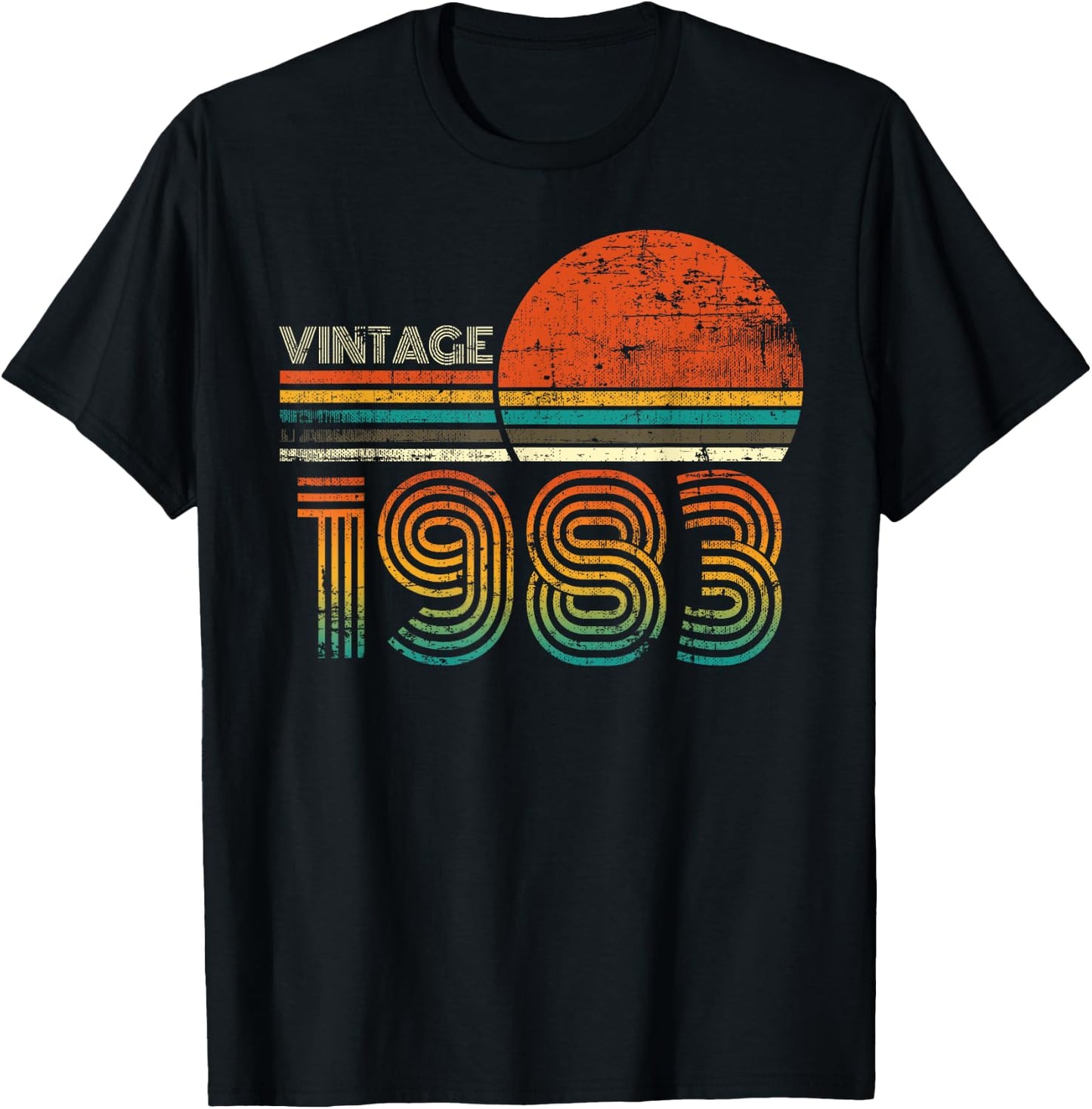 Made in 1983 38th Birthday Gifts 38 Quarantine Birthday Gift T-Shirt - T-Shirt | Black