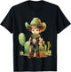Kids Little Buckaroo Cowboy T-Shirt - T-Shirt | Black