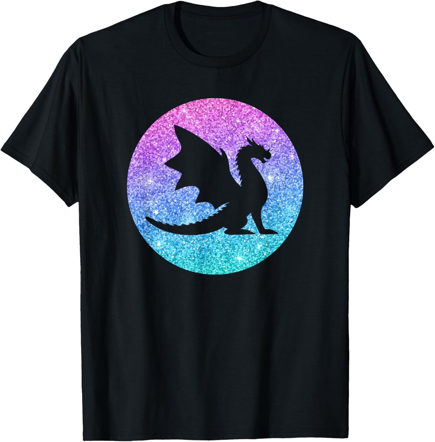 Trendy Dragon Gift Girls Teens And Women T-Shirt - T-Shirt | Black