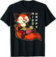 Japanese Anime Kawaii Ramen Noodles Fox T-Shirt - T-Shirt | Black