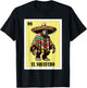 Funny Mexican Bigfoot Design - El Squatcho T-Shirt - T-Shirt | Black