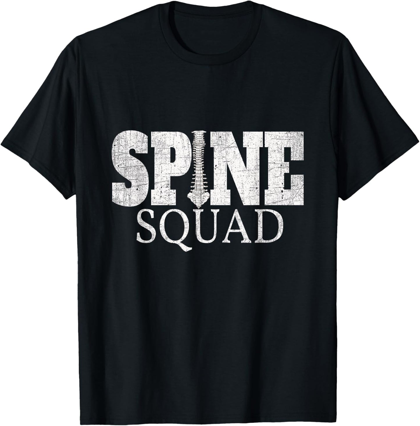 Spine Squad Chiropractor & Orthopedist Funny T-Shirt - T-Shirt | Black