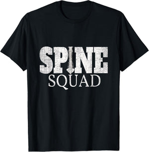 Spine Squad Chiropractor & Orthopedist Funny T-Shirt - T-Shirt | Black