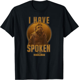 Star Wars The Mandalorian Kuiil I Have Spoken Circle T-Shirt - T-Shirt | Black