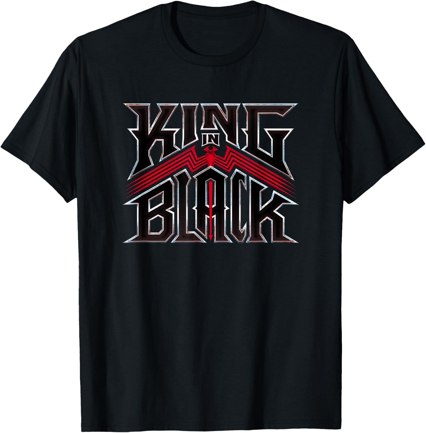 King In Black Logo Marvel Publishing T-Shirt - T-Shirt | Black
