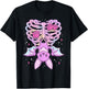 Kawaii Pastel Goth Cute Creepy Bat Skeleton T-Shirt - T-Shirt | Black