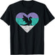 Dragon Retro Gift or Girls T-Shirt - T-Shirt | Black