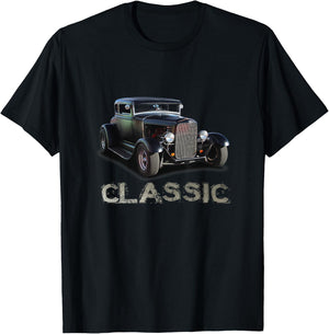 1932 American Classic Hot Rod T-Shirt - T-Shirt | Black