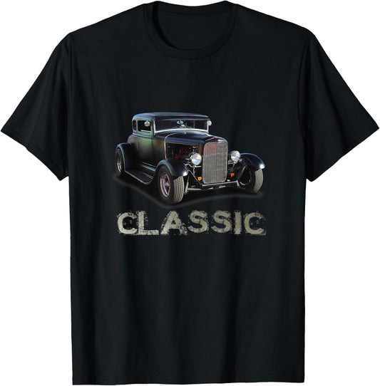 1932 American Classic Hot Rod T-Shirt - T-Shirt | Black