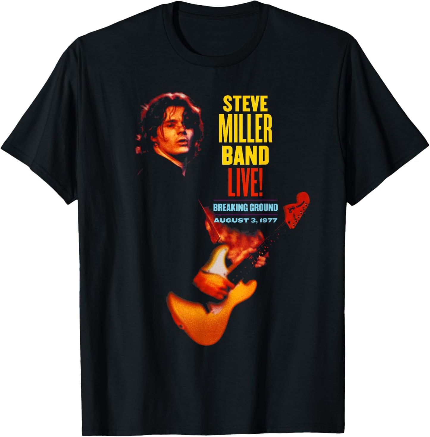 Steve Miller Band - Breaking Ground Live T-Shirt - T-Shirt | Black