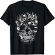 Funny Dog Lover Doberman Skull Halloween Costume T-Shirt - T-Shirt | Black