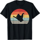 Retro Shaka Sign Shirt Surf Sign Gift Vintage Surfer Surfing T-Shirt - T-Shirt | Black