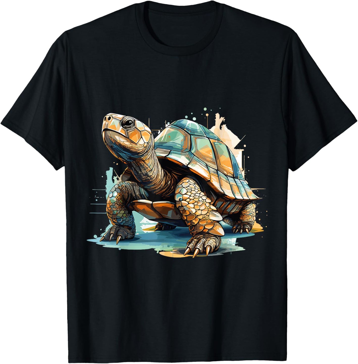 Sea Turtle in the Ocean, Turtles Lover T-Shirt - T-Shirt | Black