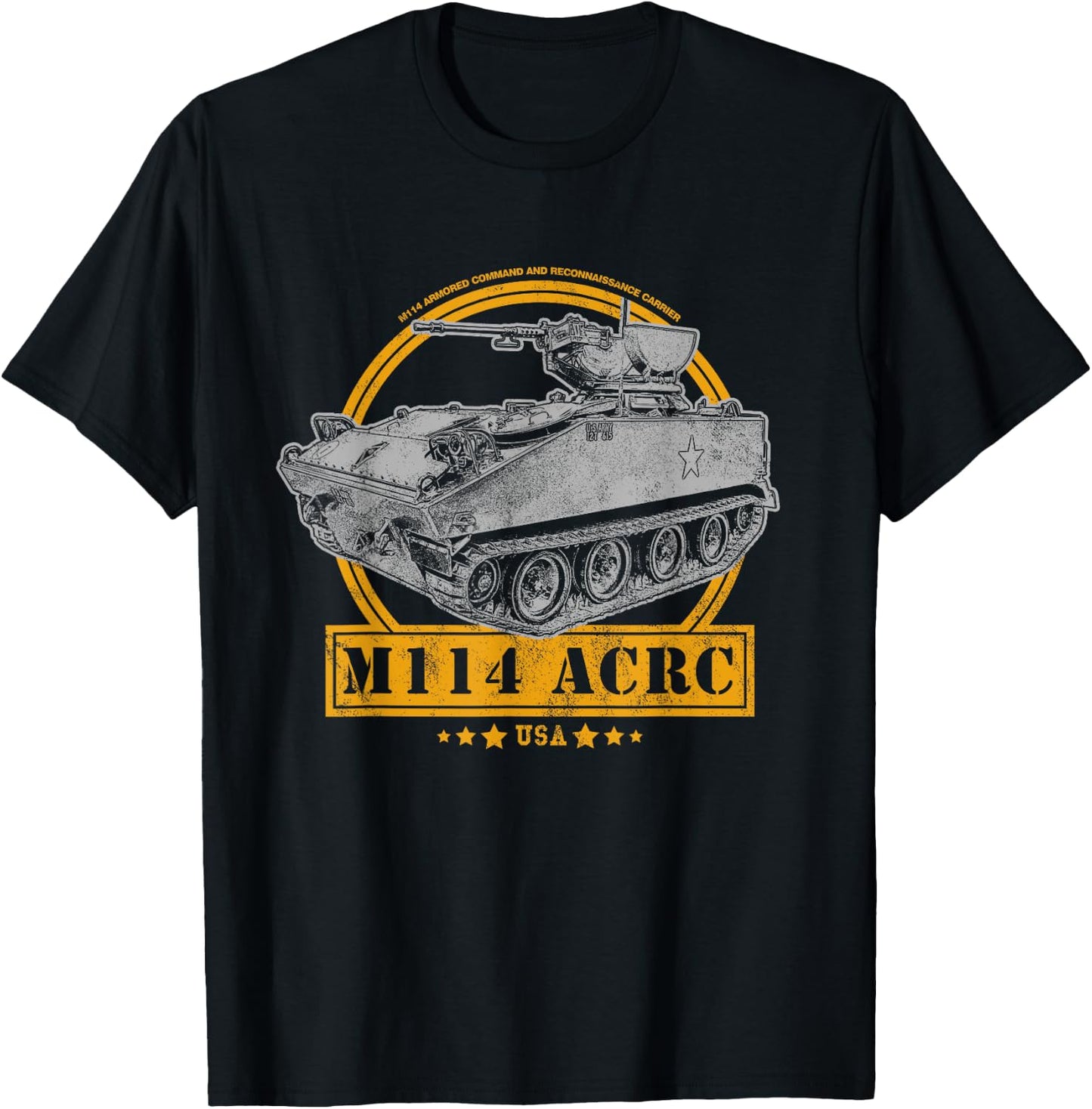 M114 Armored Command and Reconnaissance Carrier (ACRC) T-Shirt - T-Shirt | Black