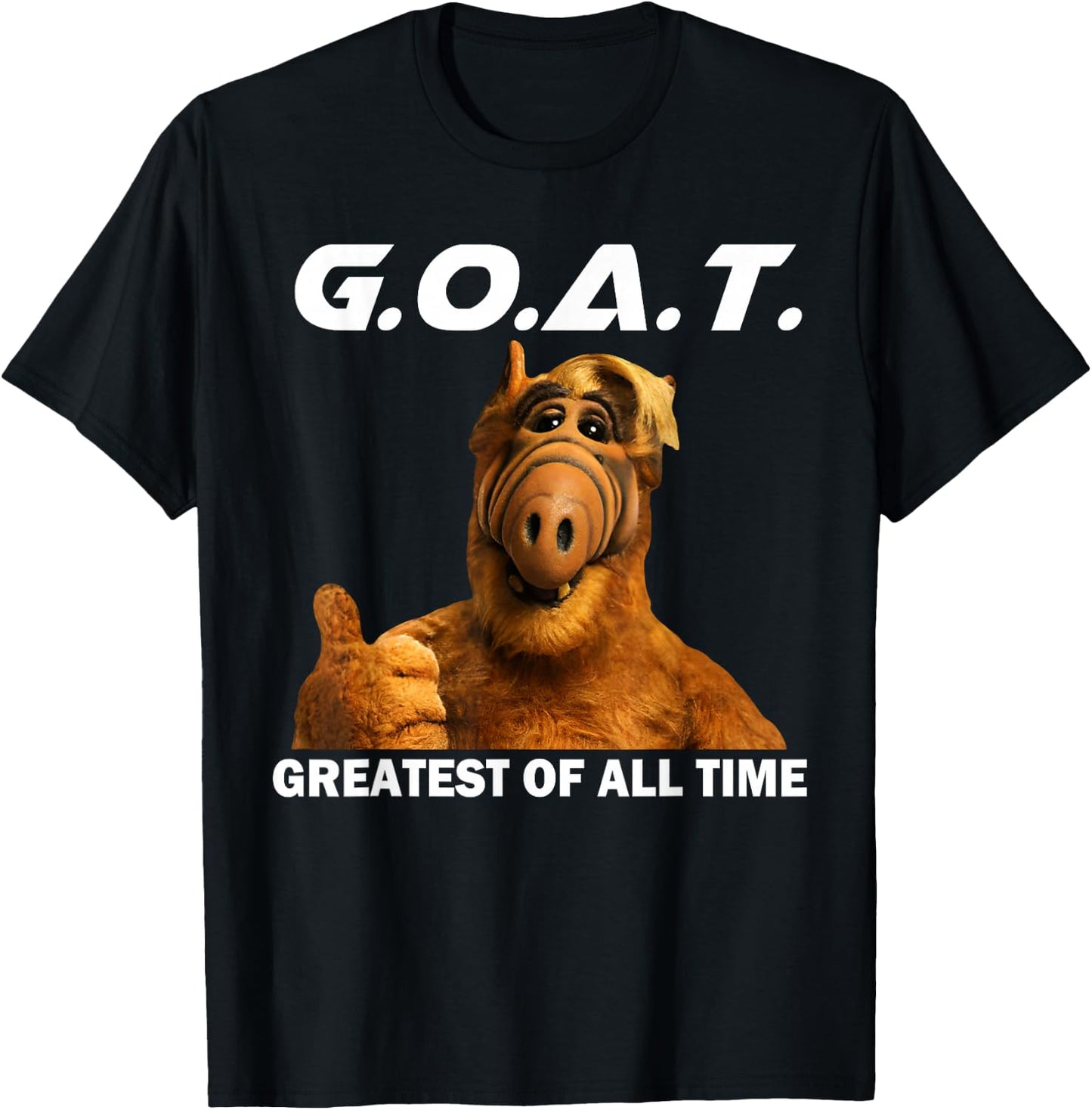 GOAT Greatest of All Time Funny Meme T-Shirt - T-Shirt | Black