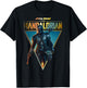 Star Wars The Mandalorian & The Child Golden Logo Portrait T-Shirt - T-Shirt | Black