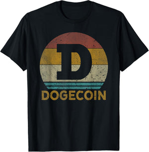 Vintage Dogecoin Miner DogeCoin T-Shirt - T-Shirt | Black