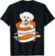 Bichon Frise antidepressant T-Shirt - T-Shirt | Black