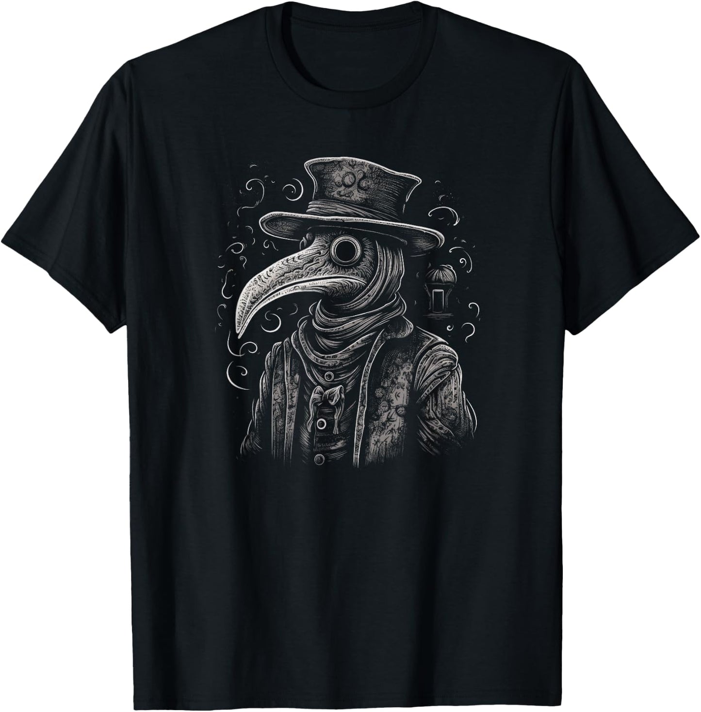 Funny Plague Doctor cool Grunge Style leeches medical T-Shirt - T-Shirt | Black