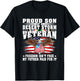 Proud Son Of Desert Storm Veteran - Freedom Isn't Free Gift T-Shirt - T-Shirt | Black