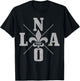 NOLA New Orleands Vintage Pride T-Shirt - T-Shirt | Black