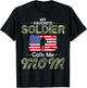 My Favorite Soldier Calls Me Mom-Proud Army Mom T-Shirt - T-Shirt | Black