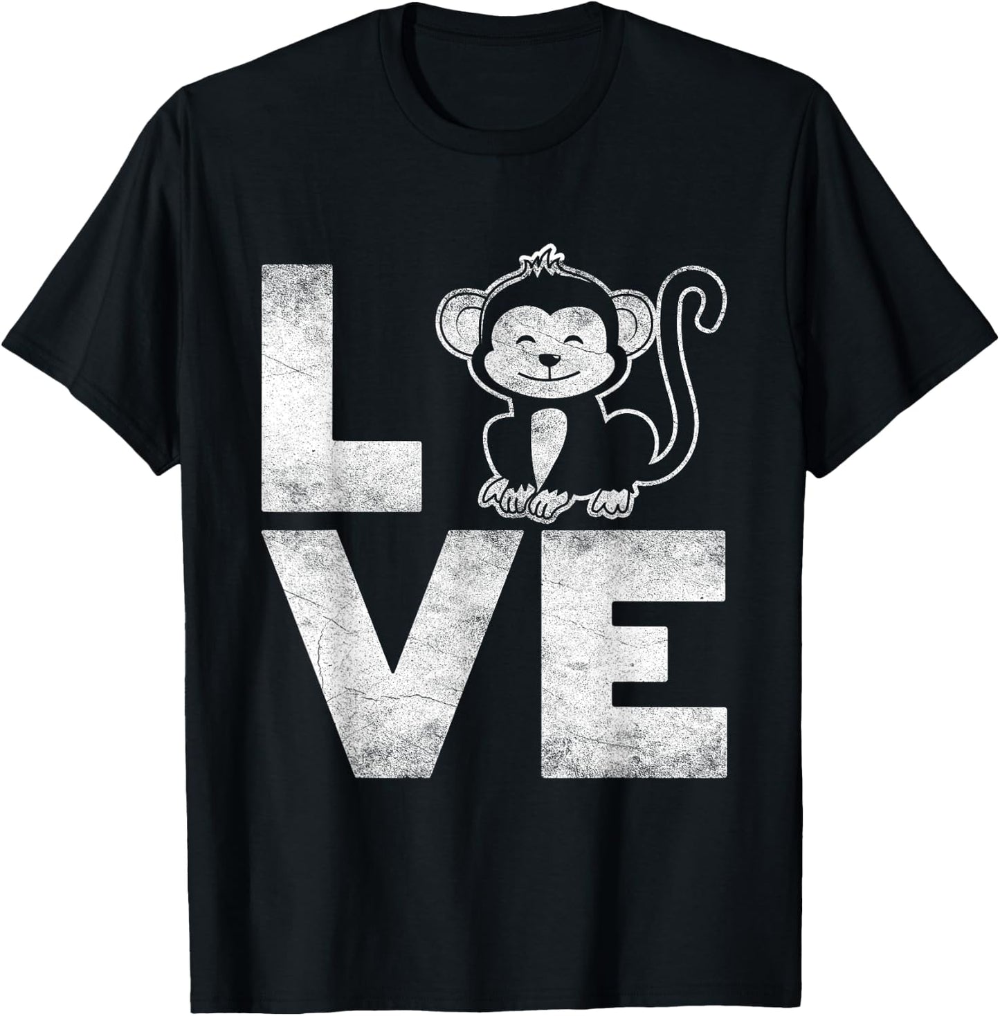 Love Monkey T-Shirt - T-Shirt | Black