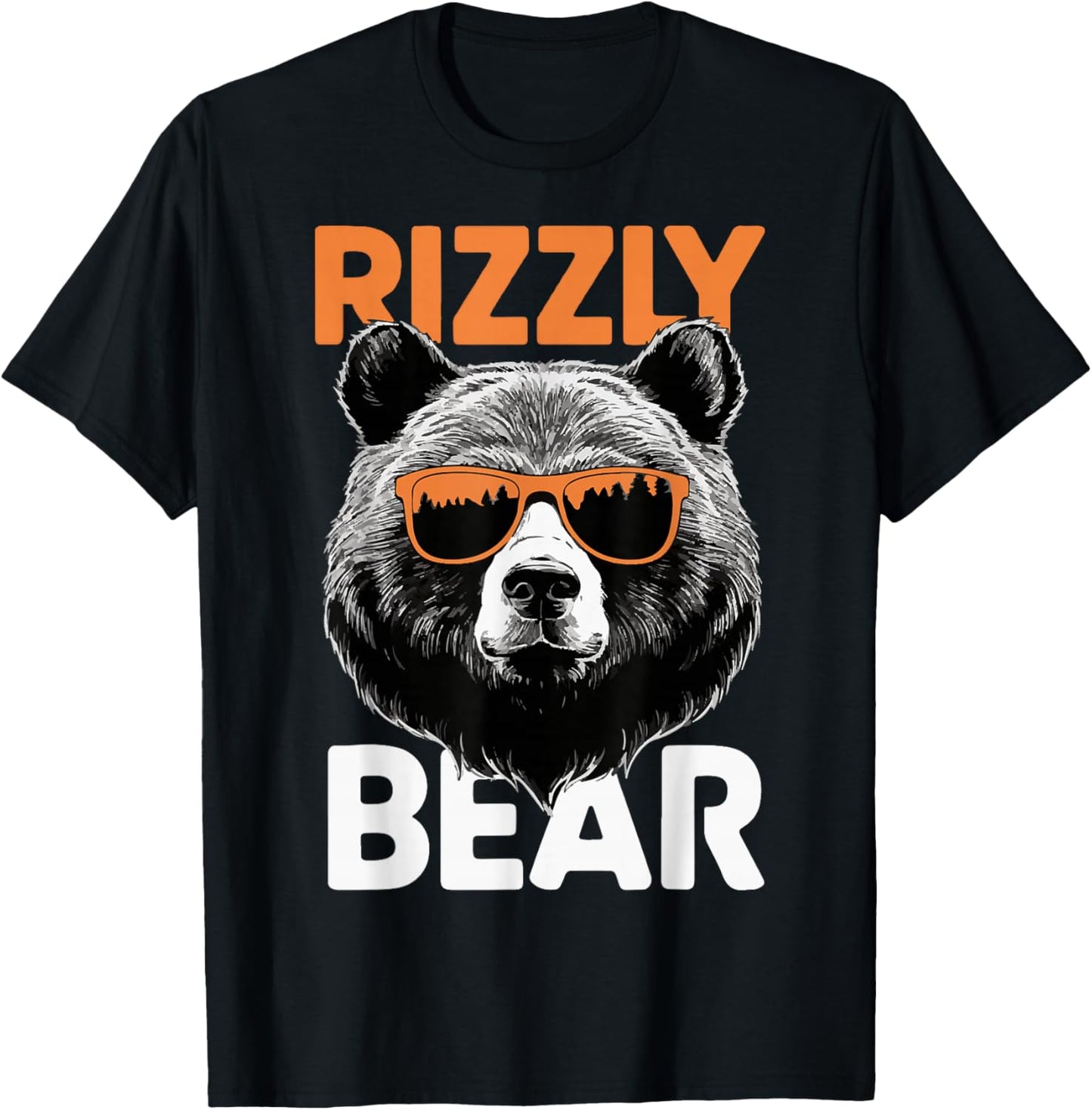 Rizzly Bear Grizzly Bear Grizzler T-Shirt - T-Shirt | Black