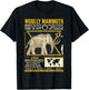 Woolly Mammoth Science Anatomy Extinct Animal Lover Facts T-Shirt - T-Shirt | Black