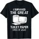 I Survived The Great Toilet Paper Crisis Of 2020 T-Shirt - T-Shirt | Black