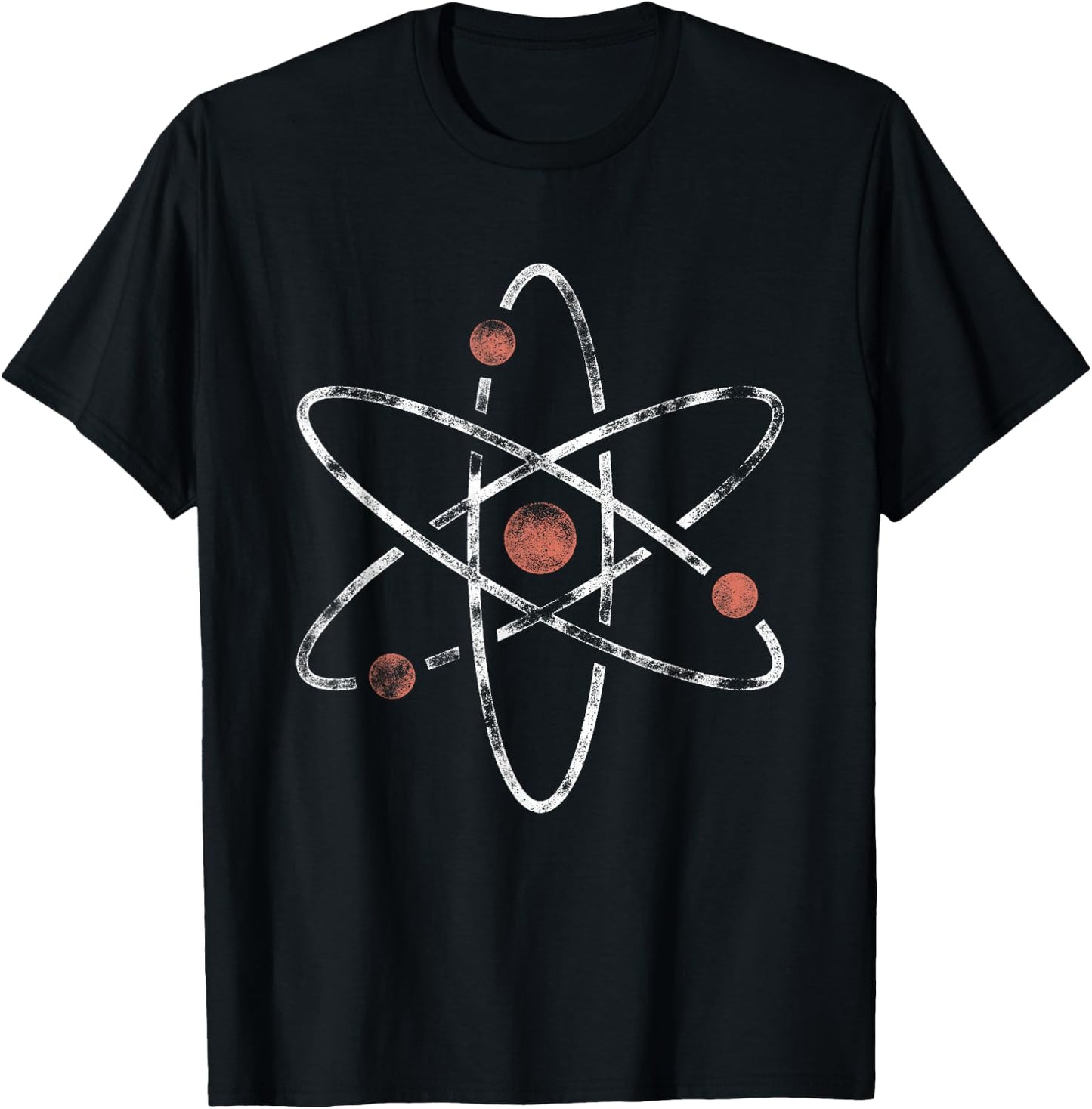 Atom Physicist Nerd Gift Physics T-Shirt - T-Shirt | Black