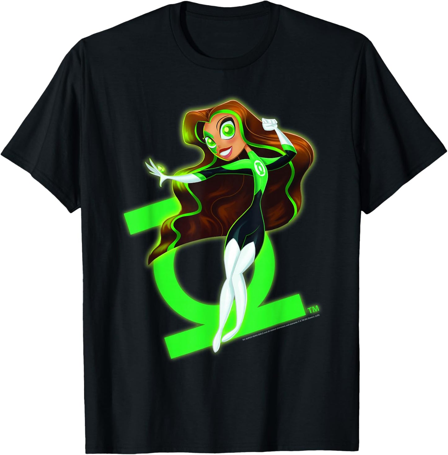 DC Comics Super Hero Girls Green Lantern T-Shirt - T-Shirt | Black