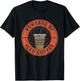Lisa Norris Artworks Cute Powered by Iced Coffee - Black, -Adults, Small, Short Sleeve, Modern Casual, Fun, Ice Coffee T-Shirt - T-Shirt | Black