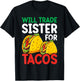 Kids Will Trade Sister For Tacos Toddler Boys Cinco De Mayo T-Shirt - T-Shirt | Black