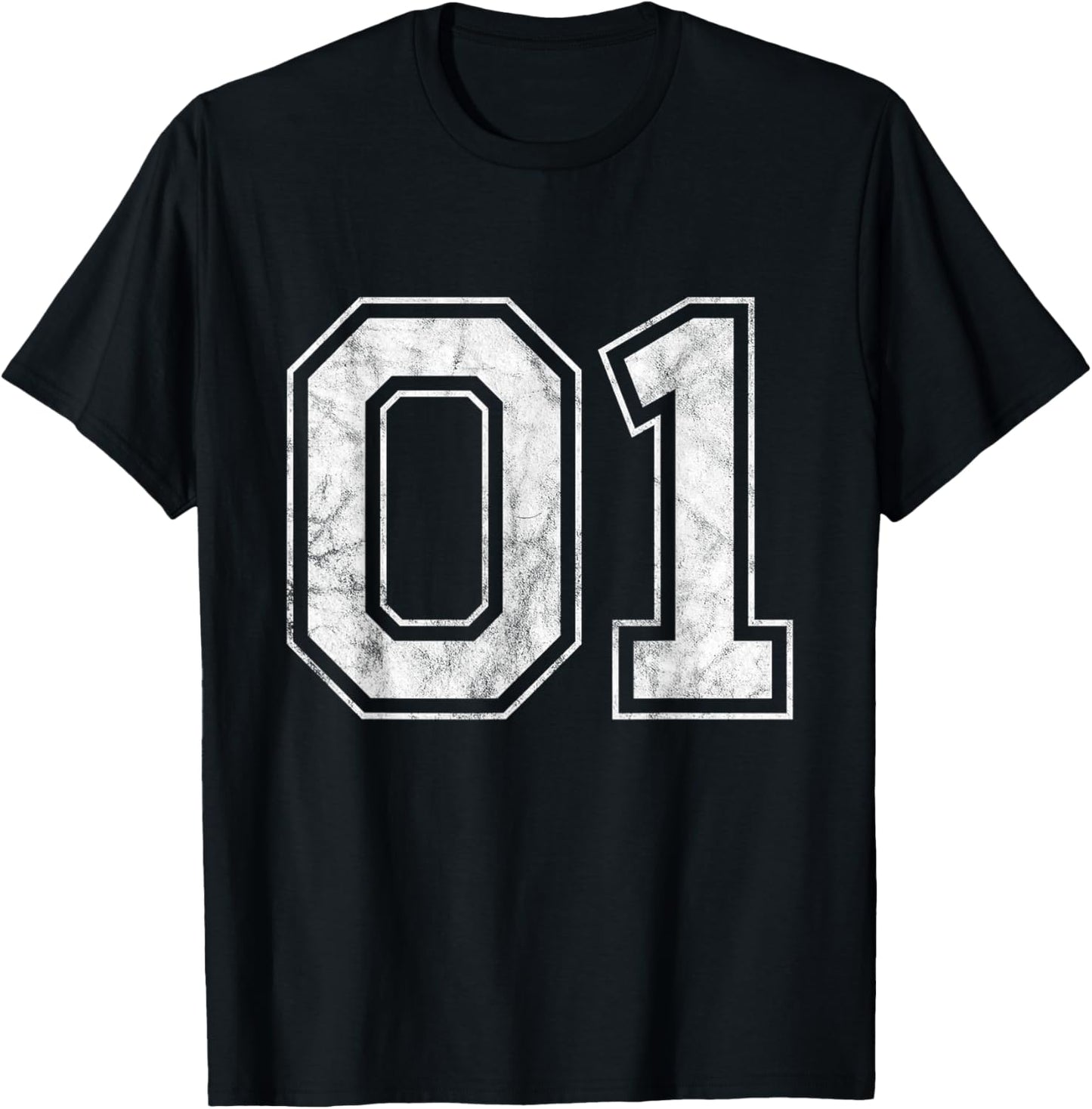 Number 01 T-Shirt - T-Shirt | Black