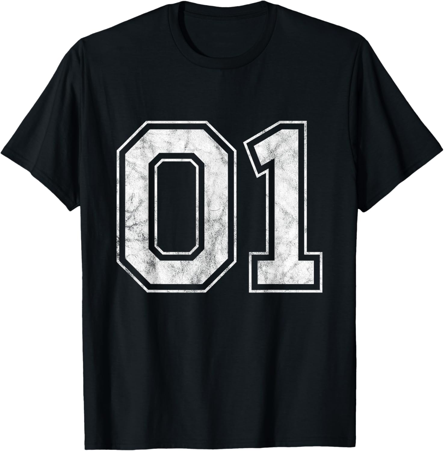 Number 01 T-Shirt - T-Shirt | Black