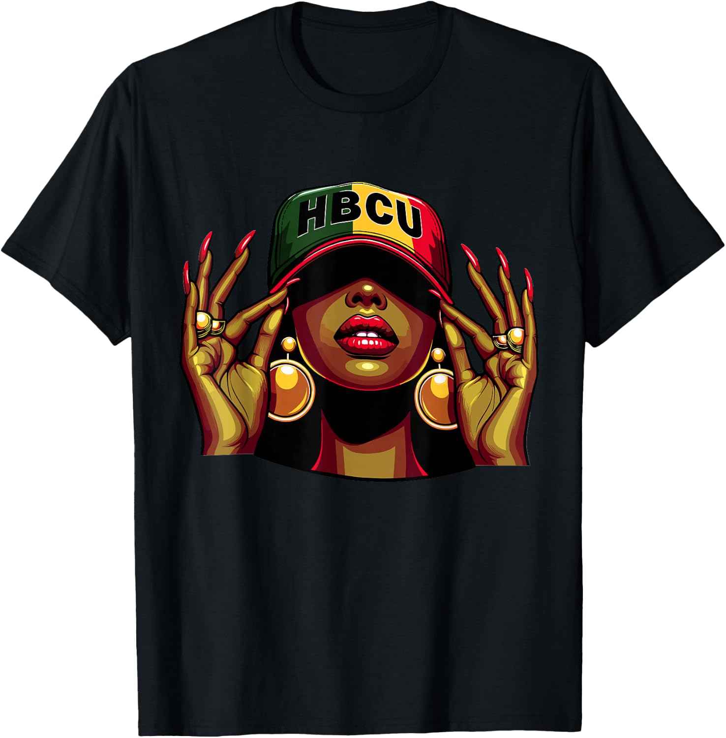 Beautiful Black HBCU T-Shirt - T-Shirt | Black