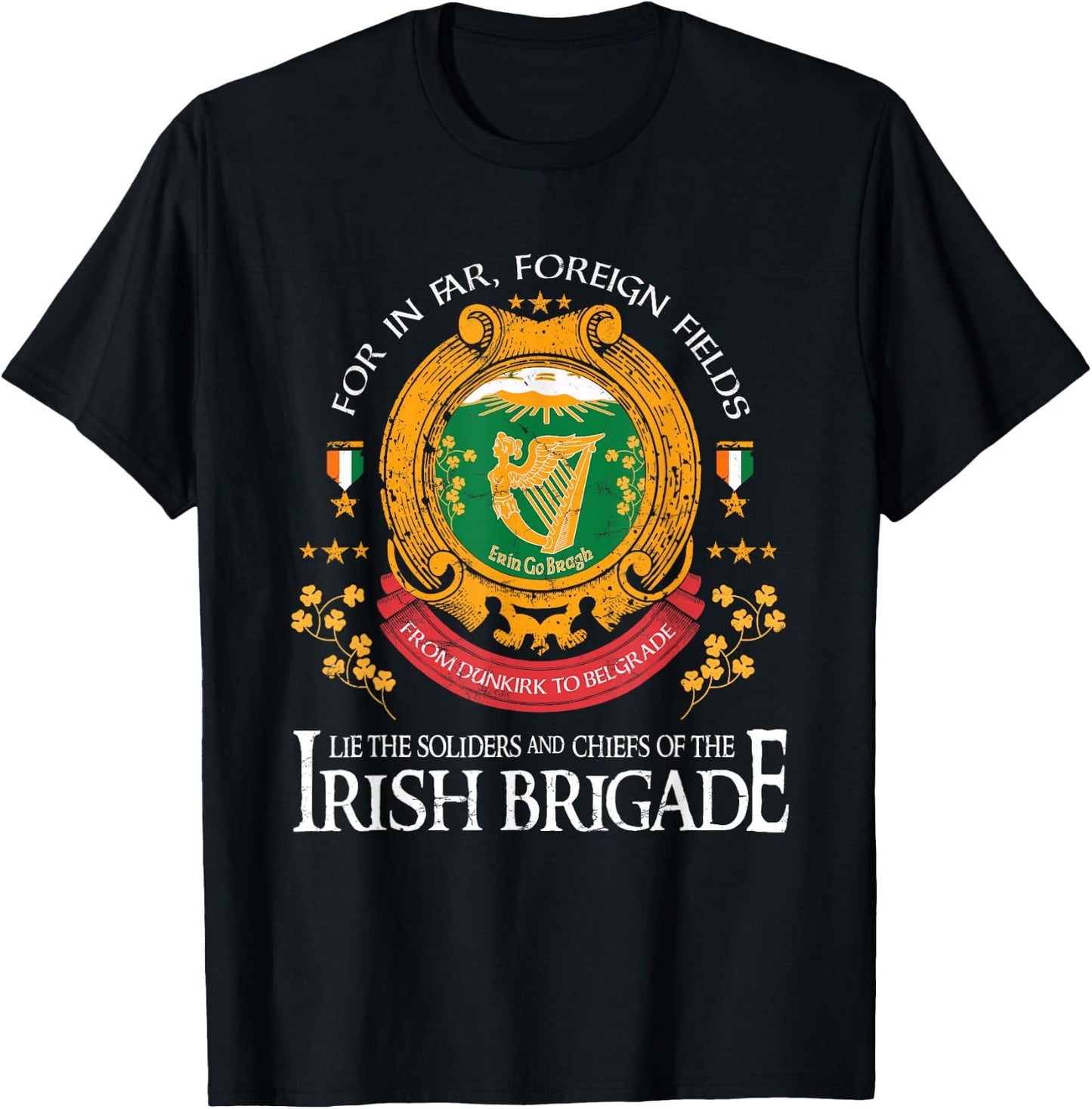Vintage Irish Brigade T-Shirt - T-Shirt | Black