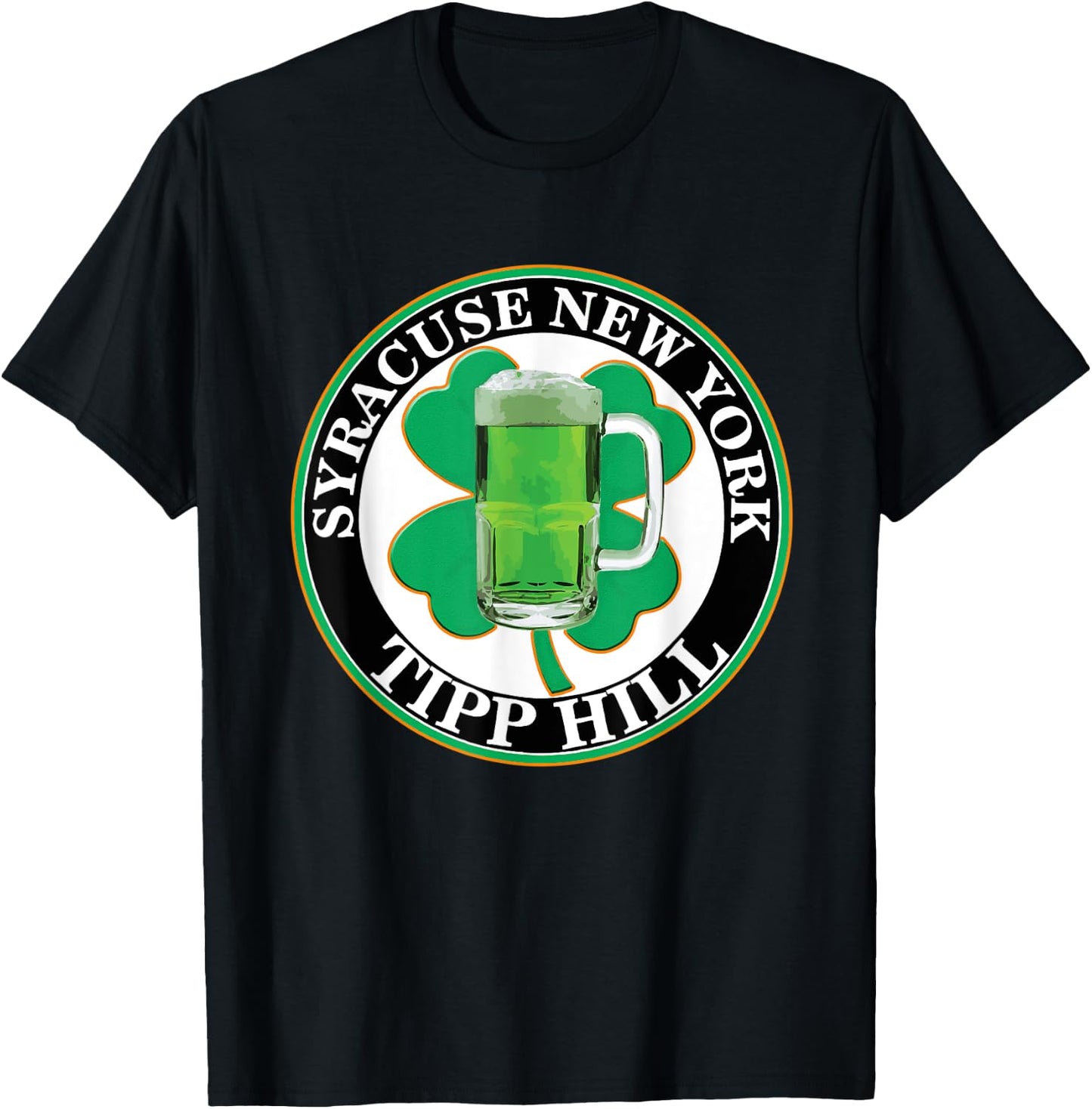 Syracuse Tipp Hill Saint Patrick's Day T-Shirt - T-Shirt | Black