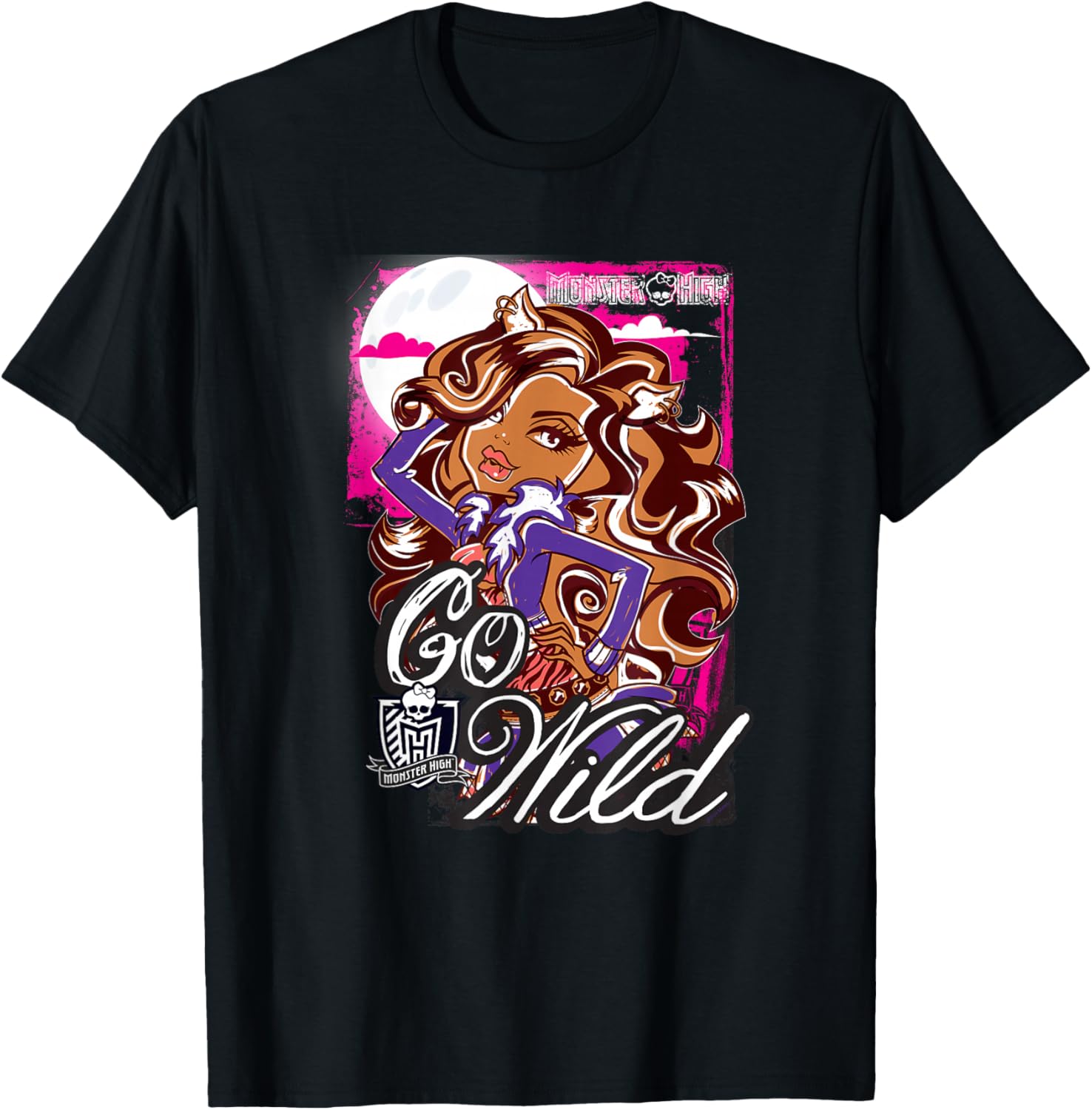Monster High Alumni - Clawdeen - Go Wild T-Shirt - T-Shirt | Black