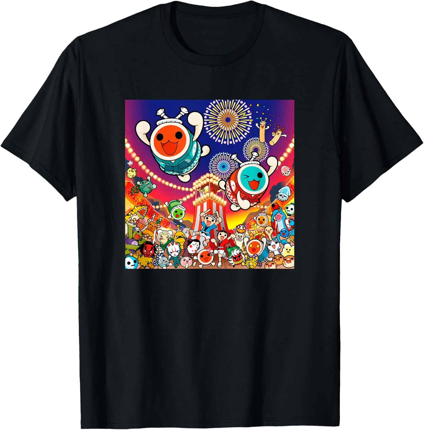Taiko no Tatsujin T-Shirt - T-Shirt | Black